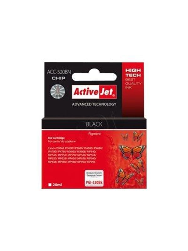 Activejet Acc-520bn Supreme Blækpatron Sort