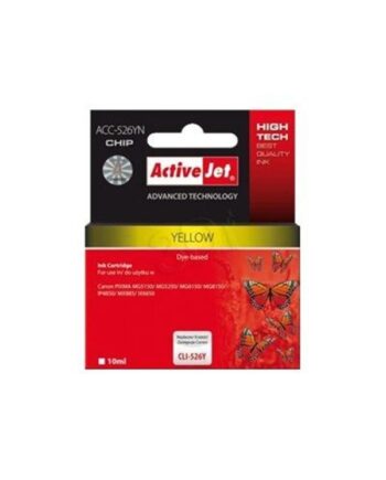 Activejet Acc-526yn Supreme Blækpatron Gul