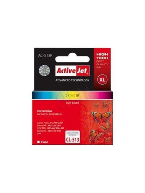 Activejet Expacjaca0113 Blækpatron Ffarvestofbaseret Cyan Farvestofbaseret Gul