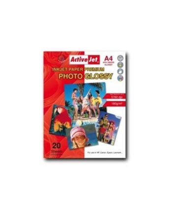 Activejet Papier Blyszczacy Activejet Ap4-180g20  A4 20 Szt