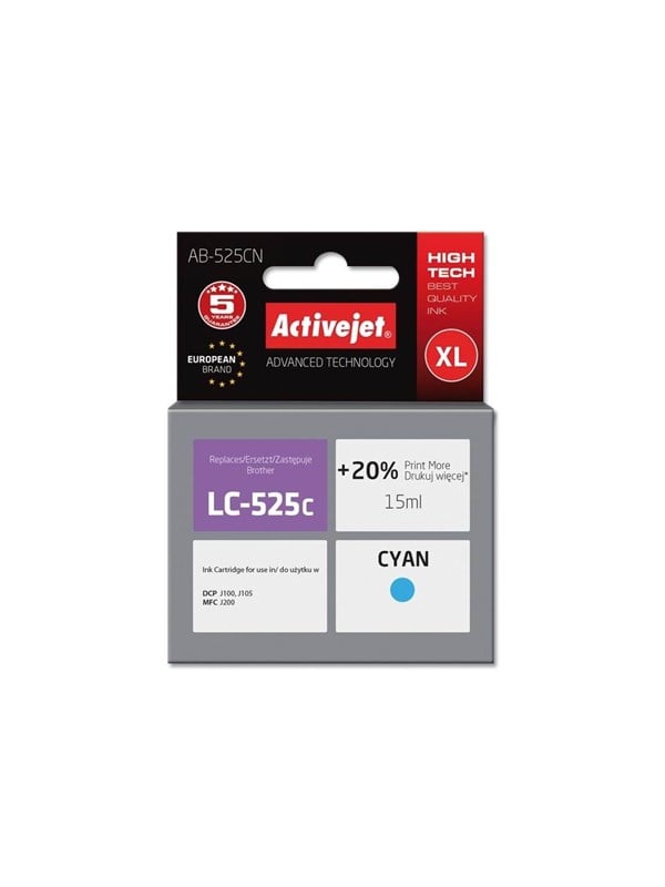 Activejet Supreme Blækpatron Cyan