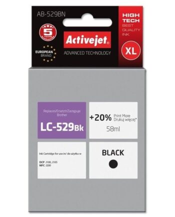 Activejet Supreme Blækpatron Dye-based Sort