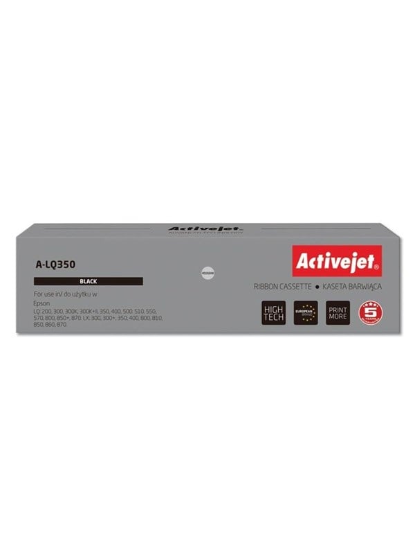 Activejet Tasma Activejet -lq350 Zamiennik Epson S015633 Print-bånd Sort