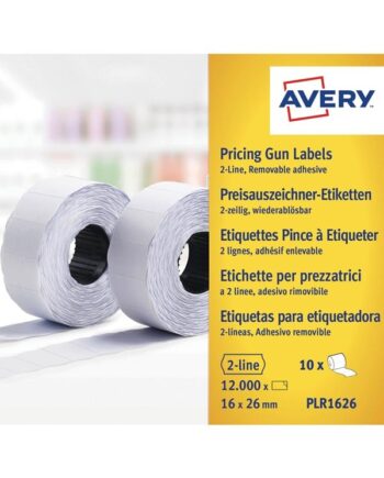 Avery Aftagelige Prisetiketter  26x16mm