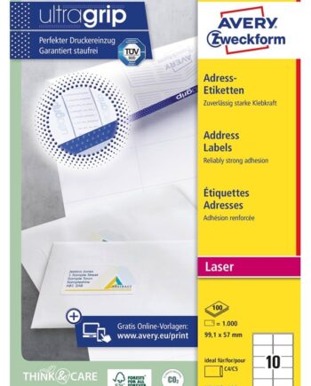 Avery Etiketter  99 1x57mm