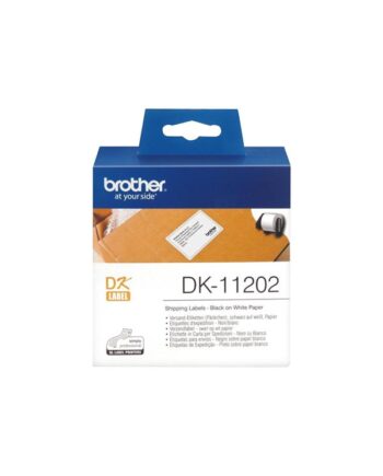 Brother Dk-11202 Black On White 62   100 Mm 300 Label