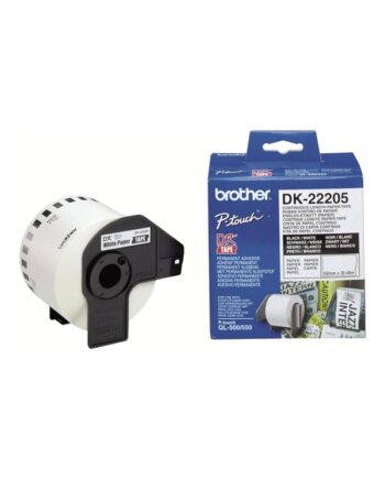Brother Dk22205   Continuous Length Paper Tape 62mm   30 48m