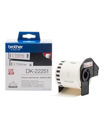 Brother Dk22251 Continuous Paper Roll 62mm   15 24m