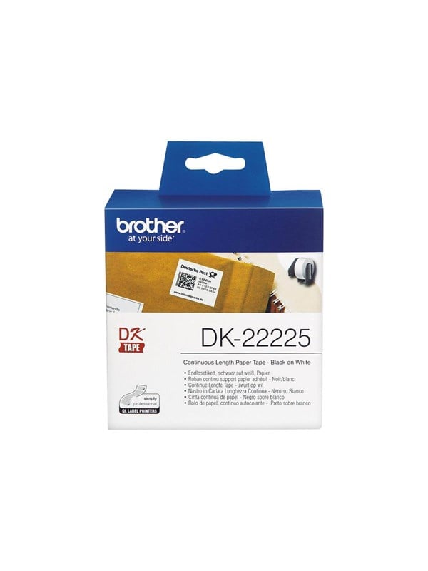 Brother Dk22225 Paper Black On White Roll Cm 30