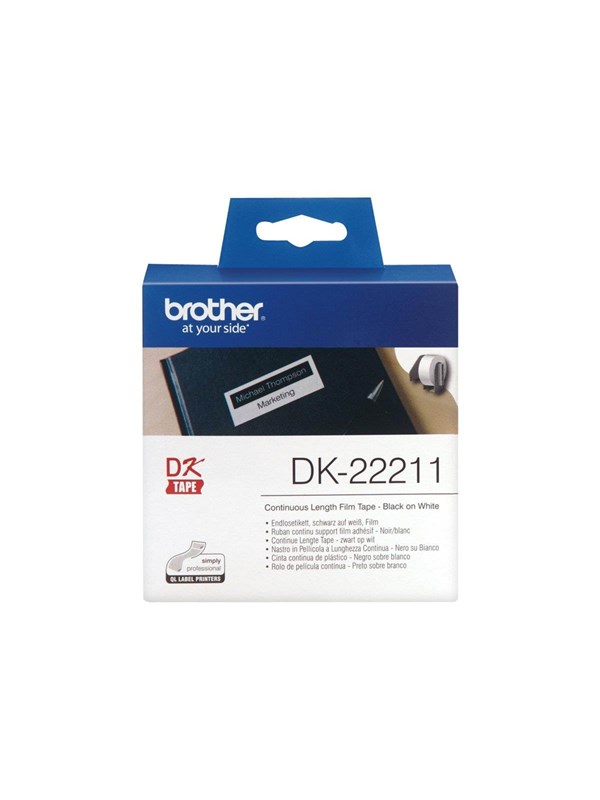 Brother Filmtape Brother Sort Hvid 29 Mm 15 24