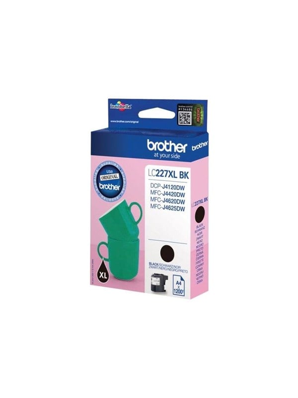 Brother Lc227 Bk Lc 227 Bk Black Ink Blækpatron Sort