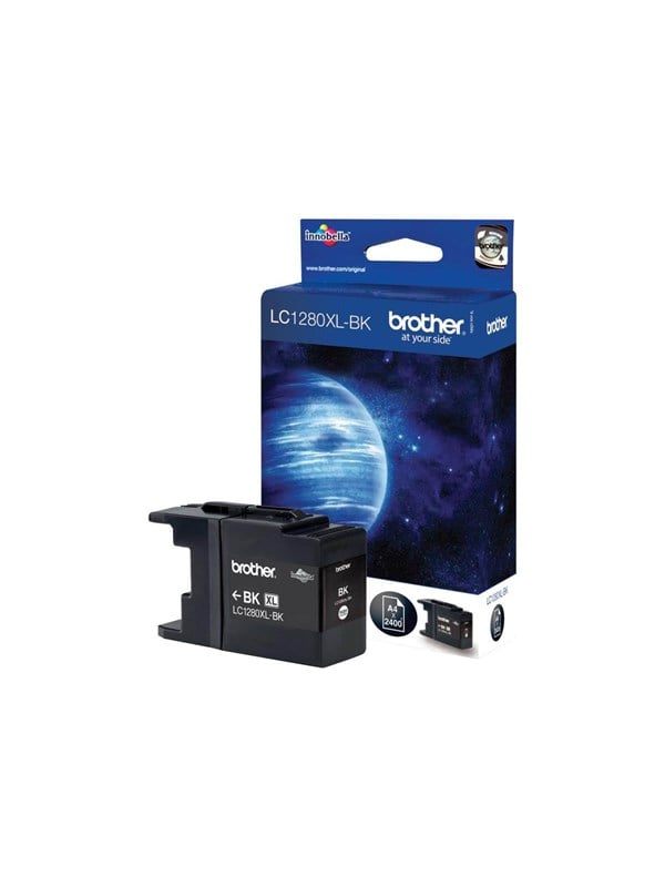 Brother Lc1280 Bk Lc 1280 Bk High Capacity Black Ink Blækpatron Sort