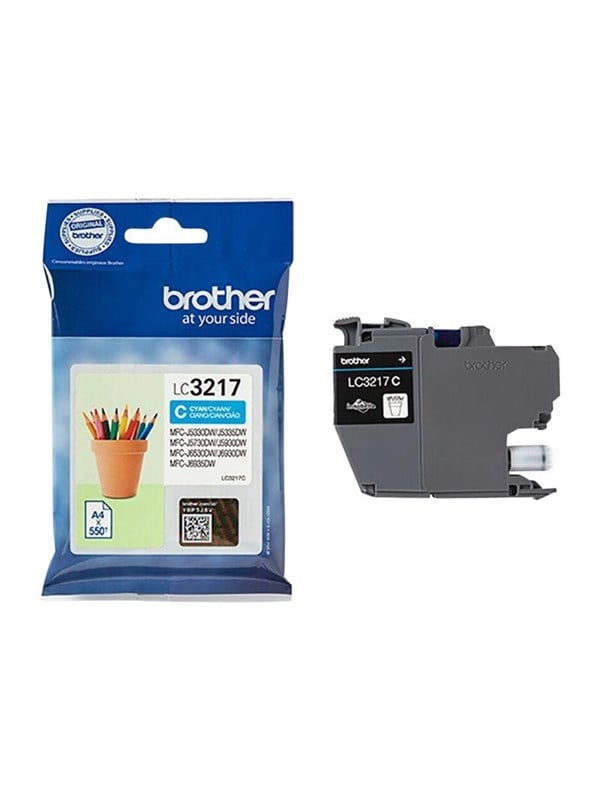 Brother Lc3217c Lc 3217c Cyan Ink Blækpatron Cyan