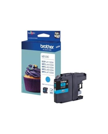 Brother Lc123c   Lc 123c High Capacity Cyan Ink Blækpatron Cyan