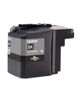 Brother Lc12ebk   Lc 12ebk Black Ink Blækpatron Sort