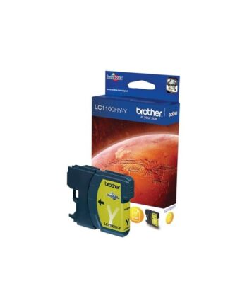 Brother Lc1100hyy   Lc 1100hyy High Capacity Yellow Ink Blækpatron Gul