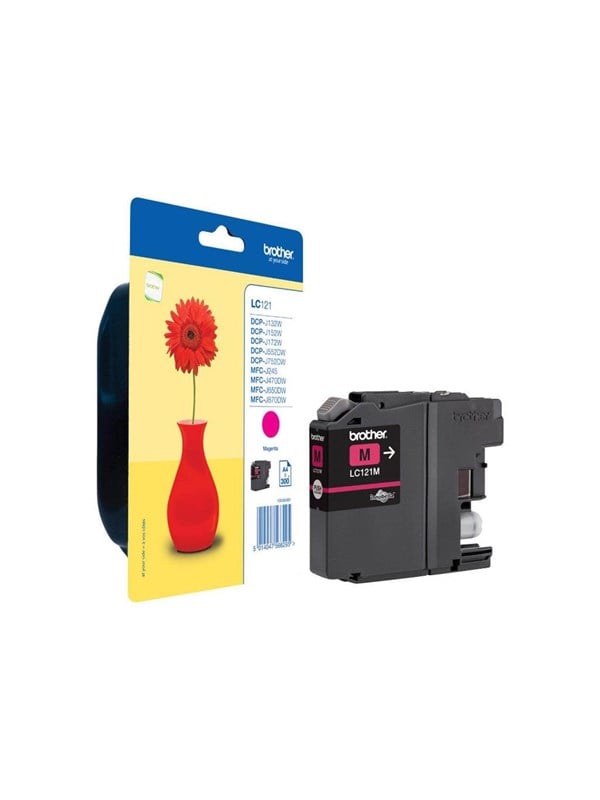 Brother Lc121m Lc 121m Magenta Ink Blækpatron Magenta