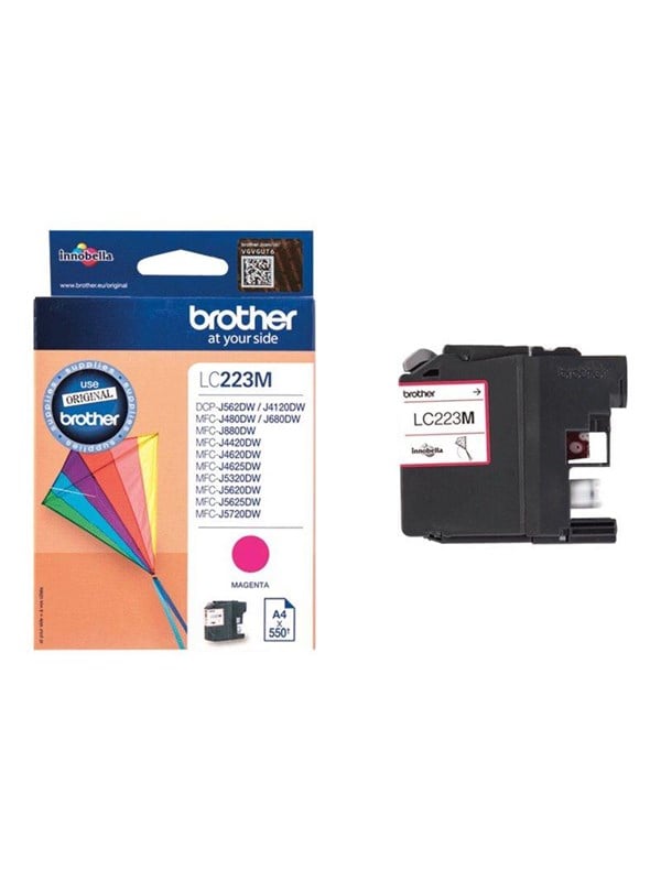 Brother Lc223m Lc 223m Magenta Ink Blækpatron Magenta