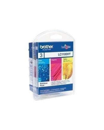Brother Lc 1100 Rainbow Pack Lasertoner Cyan