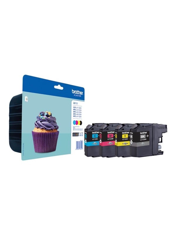 Brother Lc123valbp Lc 123valbp -pack High Capacity Blækpatron Cyan