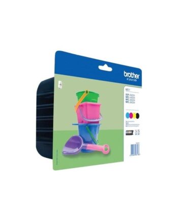 Brother Lc221valbp   Lc 221 Value Pack  -pack Ink Blækpatron Cyan