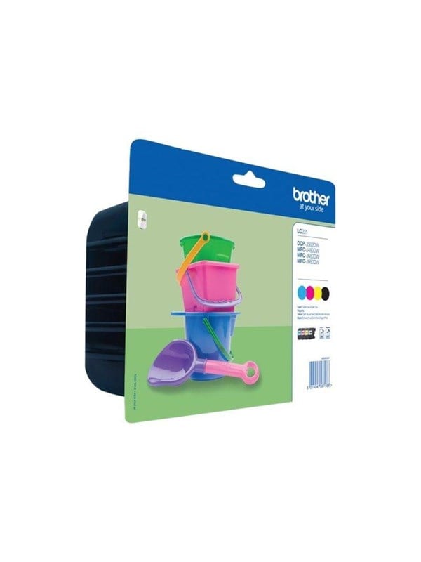 Brother Lc221valbp Lc 221 Value Pack -pack Ink Blækpatron Cyan