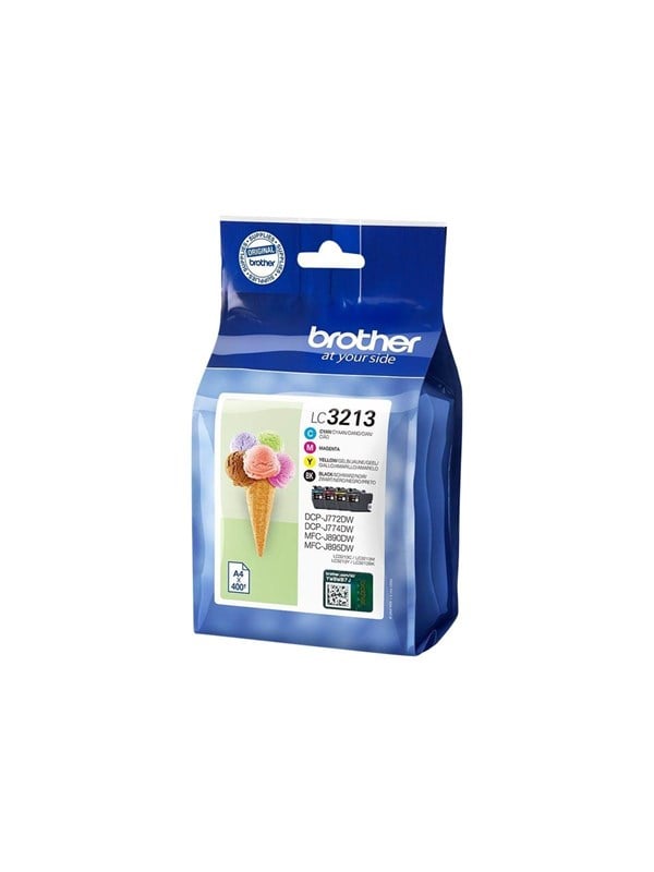 Brother Lc3213valdr Lc 3213 Value -pack Blækpatron Cyan