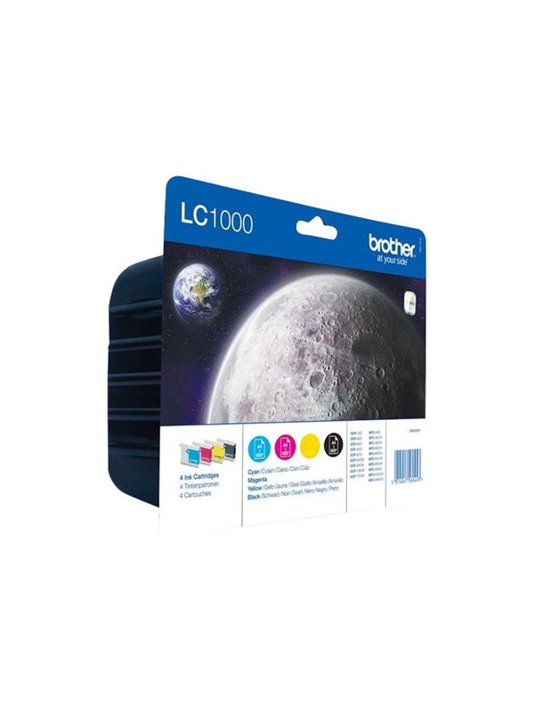 Brother Lc 1000 Value Pack Blækpatron Farver