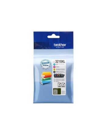 Brother Lc 3219  Value Pack  Yellow Black Magenta Cyan  Blækpatron Cyan