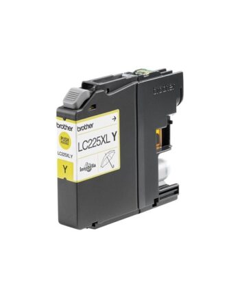 Brother Lc 225     Lc225   High Capacity Yellow Ink Blækpatron Gul