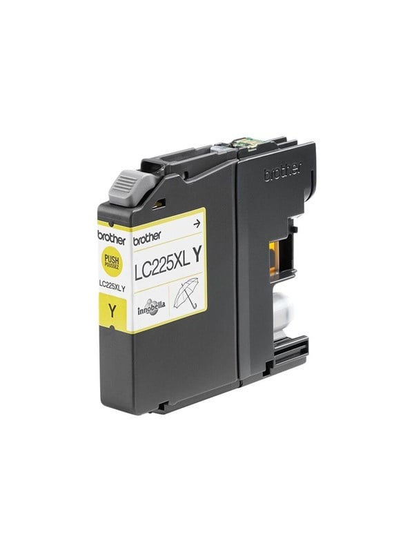Brother Lc 225 Lc225 High Capacity Yellow Ink Blækpatron Gul