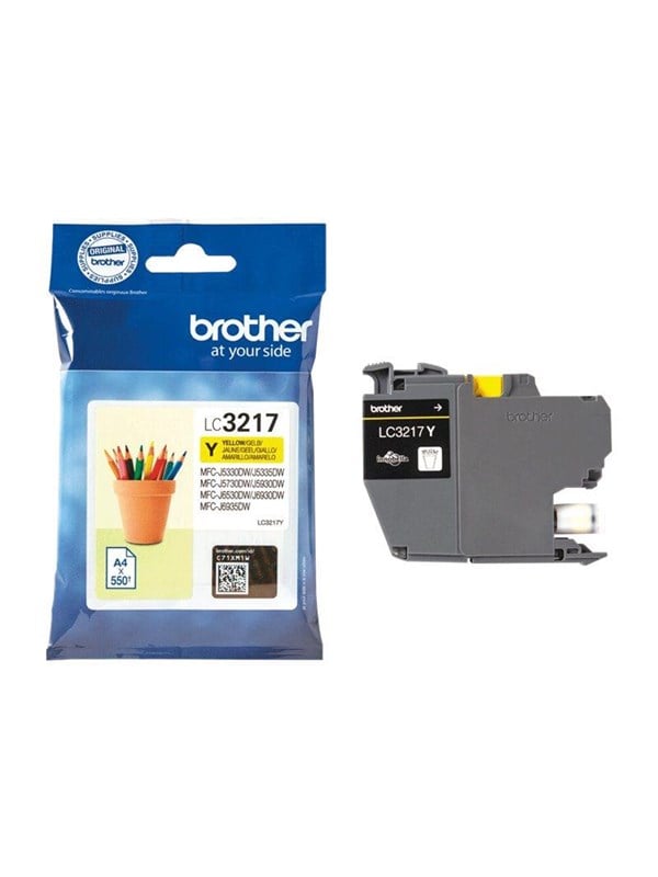 Brother Lc3217y Lc 3217y Yellow Ink Blækpatron Gul