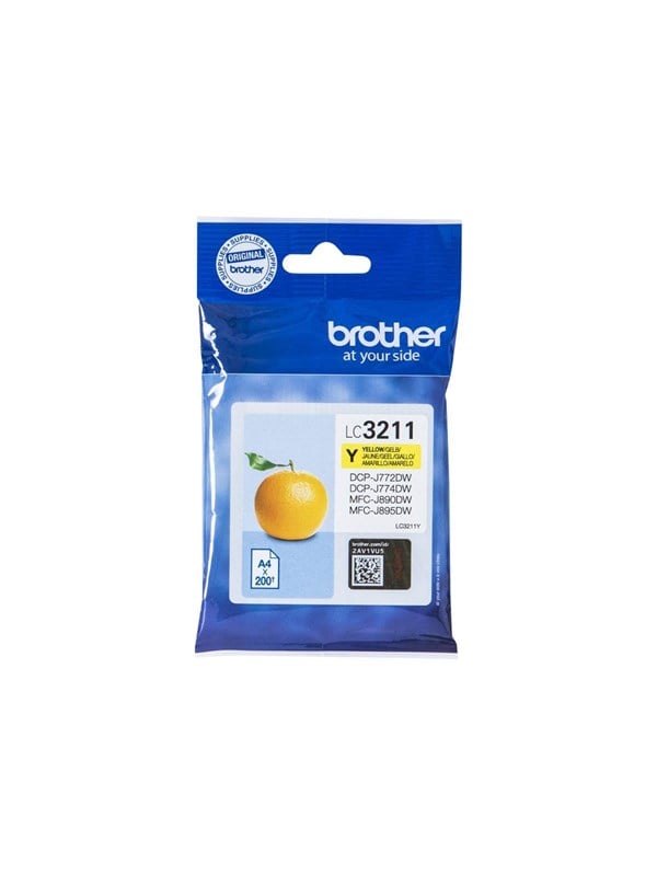 Brother Lc3211y Lc 3211y Yellow Ink Blækpatron Gul