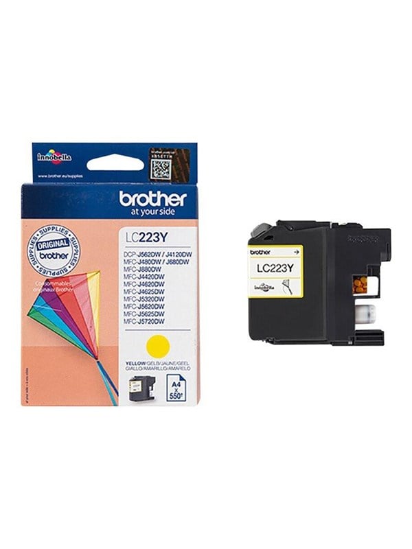 Brother Lc223y Lc 223y Yellow Ink Blækpatron Gul