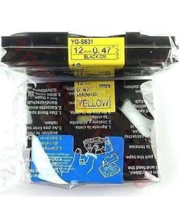 Brother Tape Black-yellow 12mm   3xx 5xx