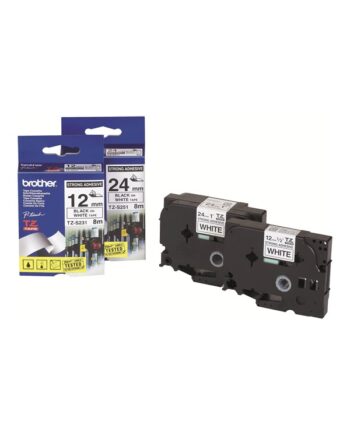 Brother Tape Brother Sort Hvid Tze S231 12 Mm Stærk Klæb