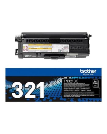 Brother Tn321bk Black Toner Lasertoner Sort