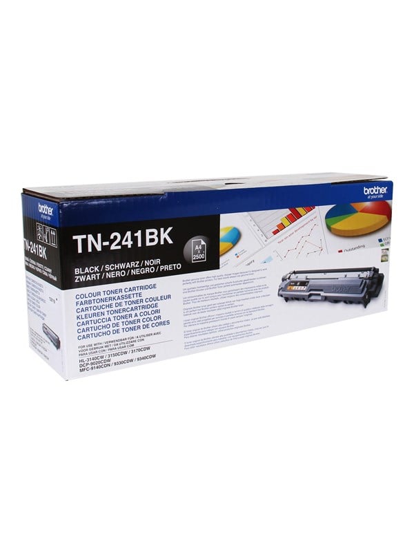 Brother Tn241bk Tn 241bk Black Toner Lasertoner Sort