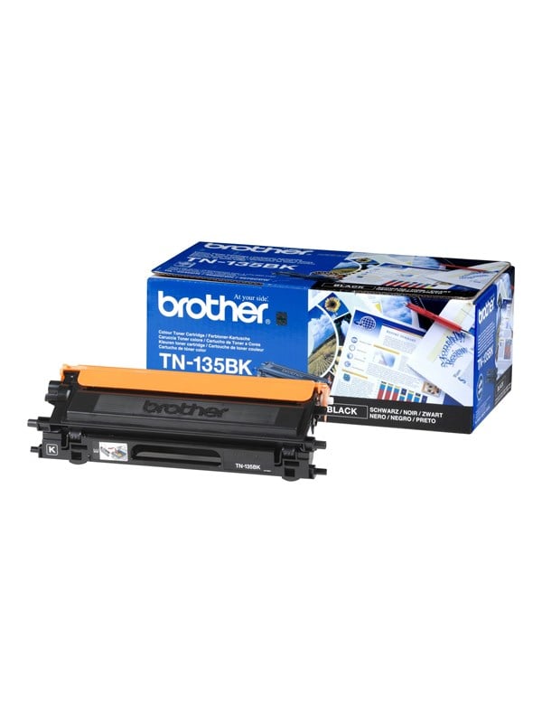 Brother Tn135bk Tn 135bk Black Toner Lasertoner Sort