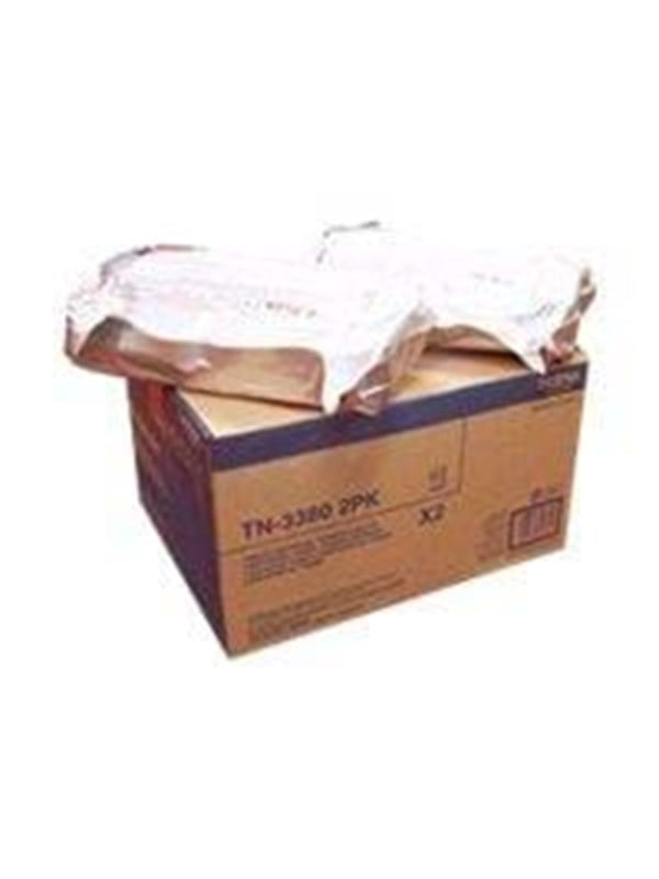 Brother Tn3380 2pk Lasertoner Sort
