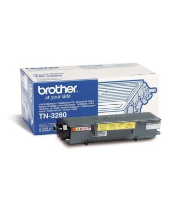 Brother Tn3280twin   Tn 3280  -pack Black Toner Lasertoner Sort