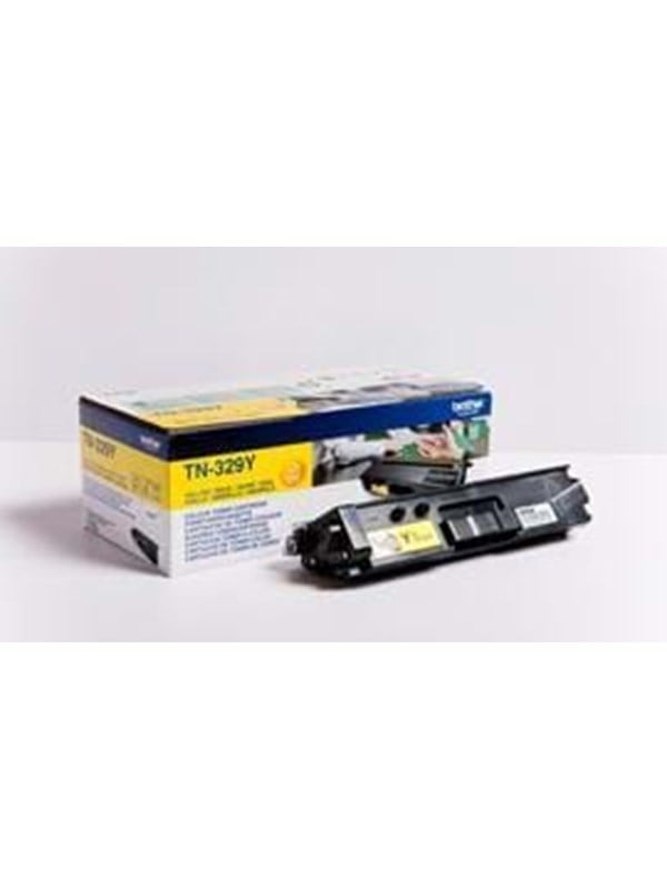 Brother Tn329y 2pk Yellow Laser Toner Lasertoner Gul