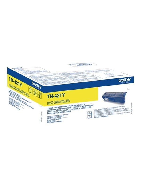 Brother Tn421y Tn 421y Yellow Toner Lasertoner Gul