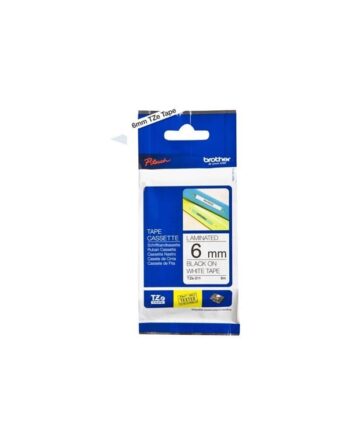 Brother Tze211 Black On White Roll      Cm