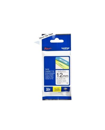 Brother Tze231   Tze 231 Labelling Tape Cassette Black On White 12mm Wide