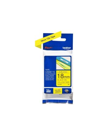 Brother Tze641 Yellow Black Tape 18mm