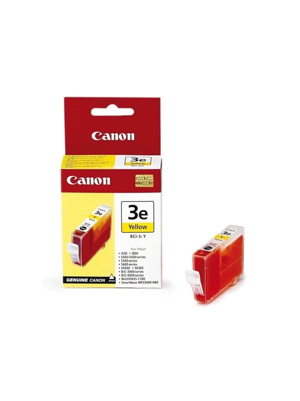 Canon Bci-3e 4482a002 Yellow Blækpatron Gul