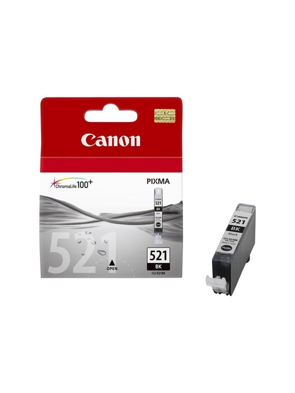 Canon Cli-521 2933b001 Black Blækpatron Foto Sort