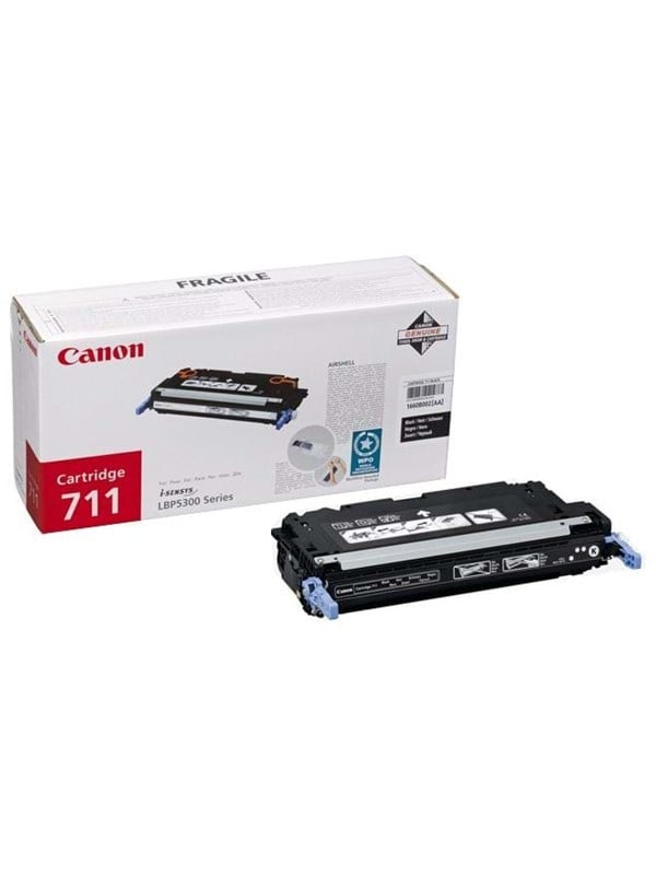 Canon Crg 711 1660b002 Black Lasertoner Sort