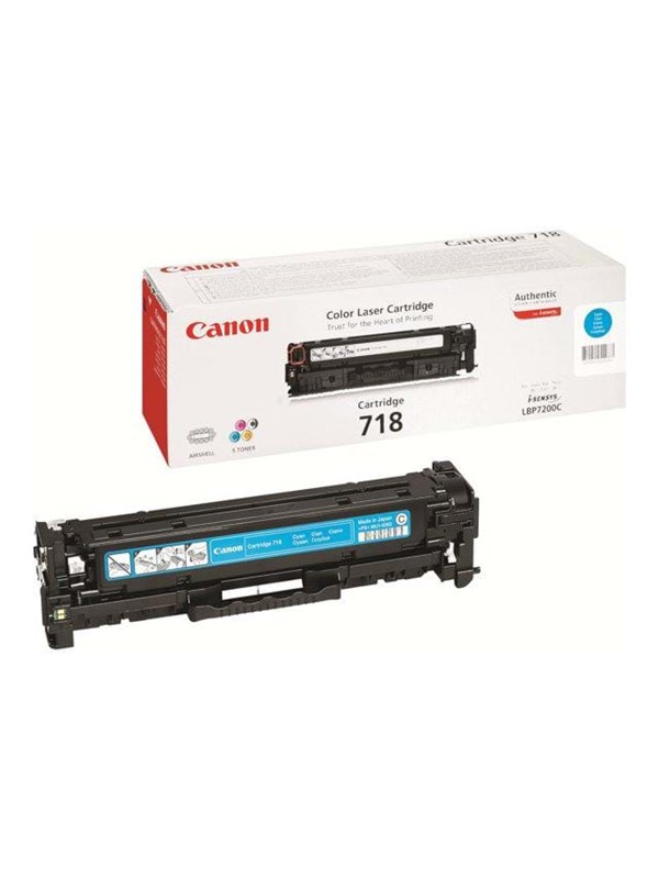Canon Crg 718 2661b002 Cyan Lasertoner Cyan